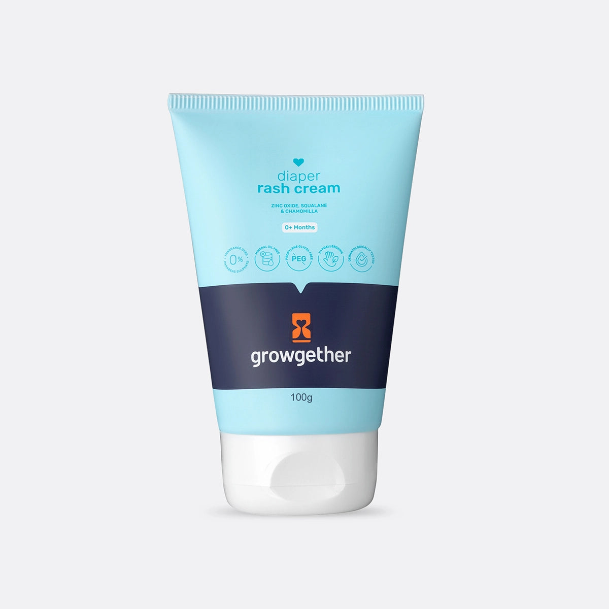 Growgether diaper rash cream tube 100g