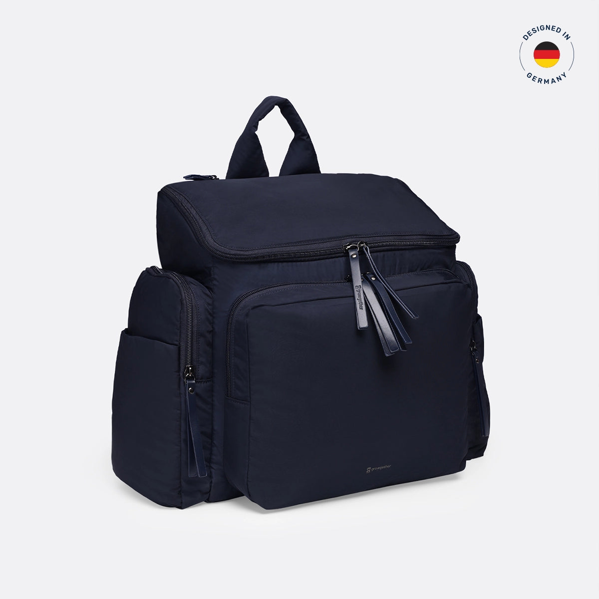 Mova Diaper Bag with Water Repellent Material | Convertible Stylish Sling with Shoulder Strap & Thermal Pockets