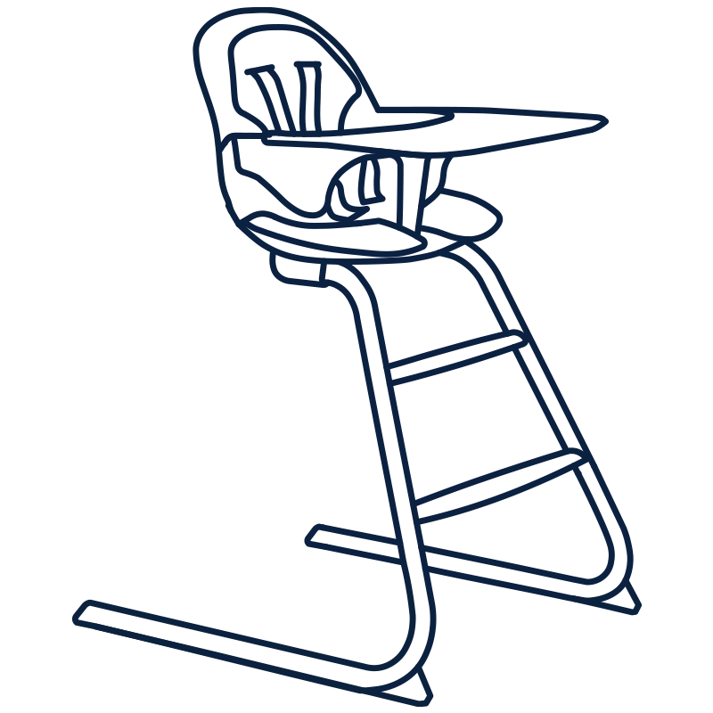Gravity High Chair Icon