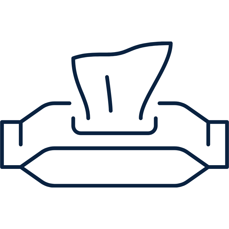 Wet Wipes Icon