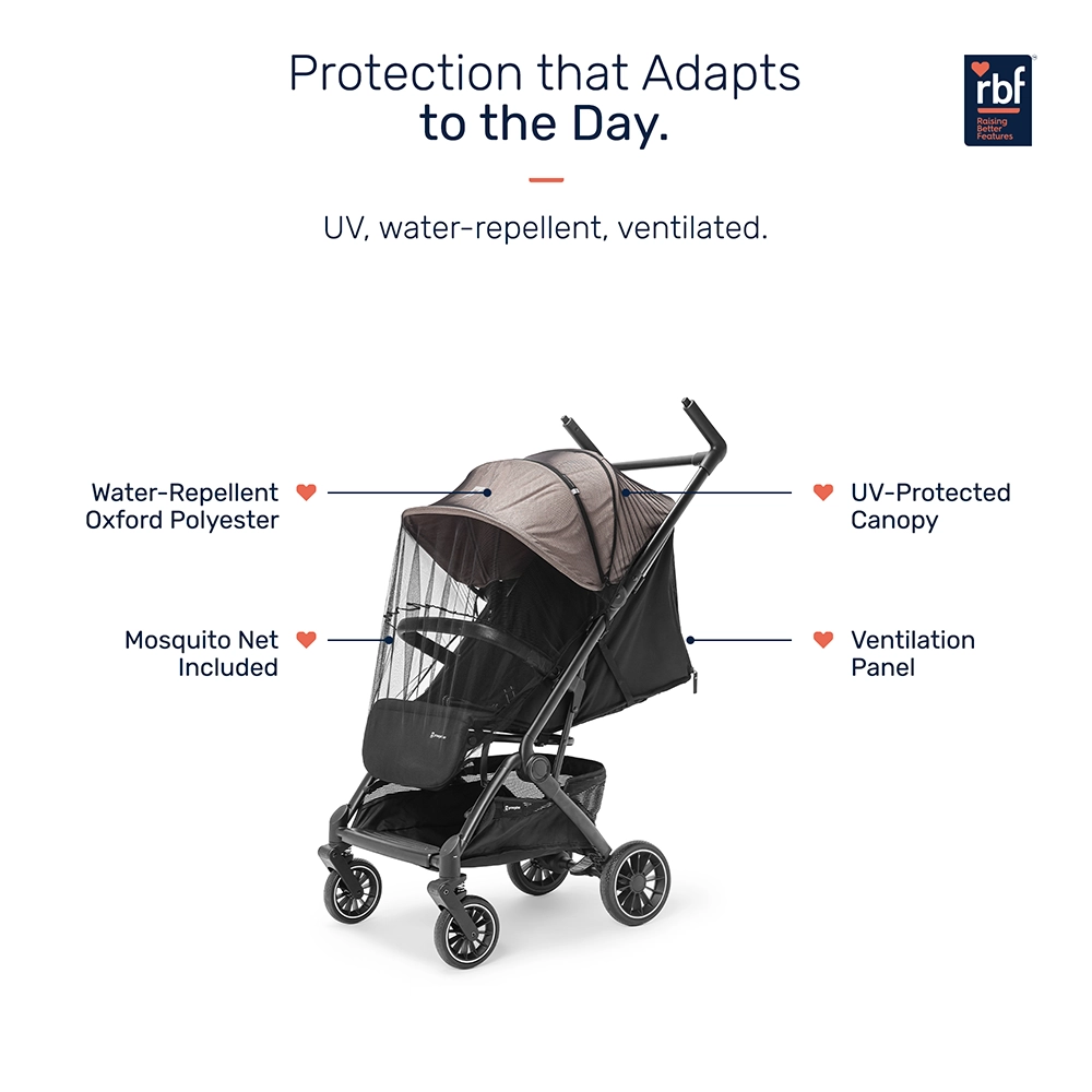 Growgether Golite Baby Stroller with Cabin Ready Architecture | Ultra-Lightweight | 0-4 years