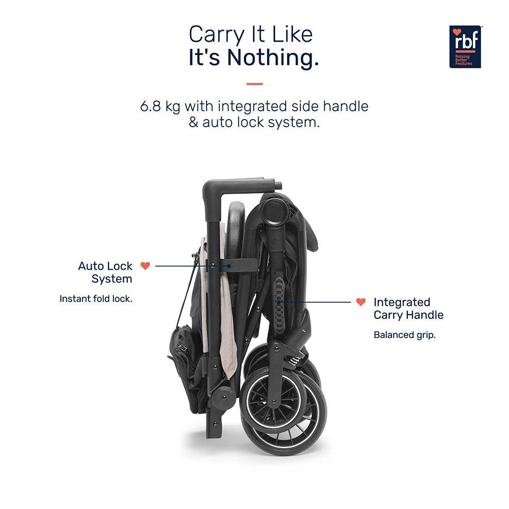Growgether Golite Baby Stroller with Cabin Ready Architecture | Ultra-Lightweight | 0-4 years