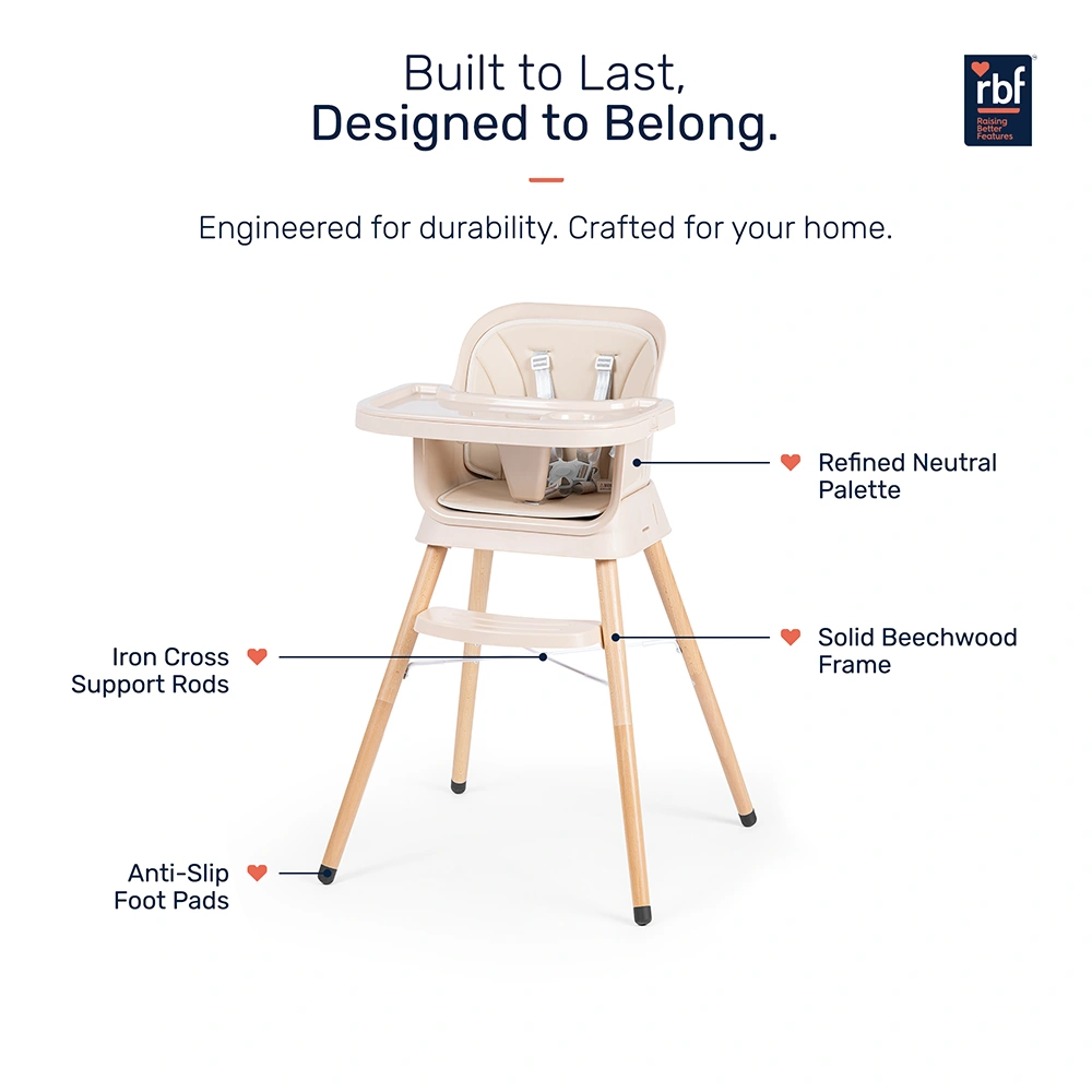 Growgether Orbit High Chair | 4-in-1 Convertible High Chair | Grows with Your Child from 6 to 36 Months
