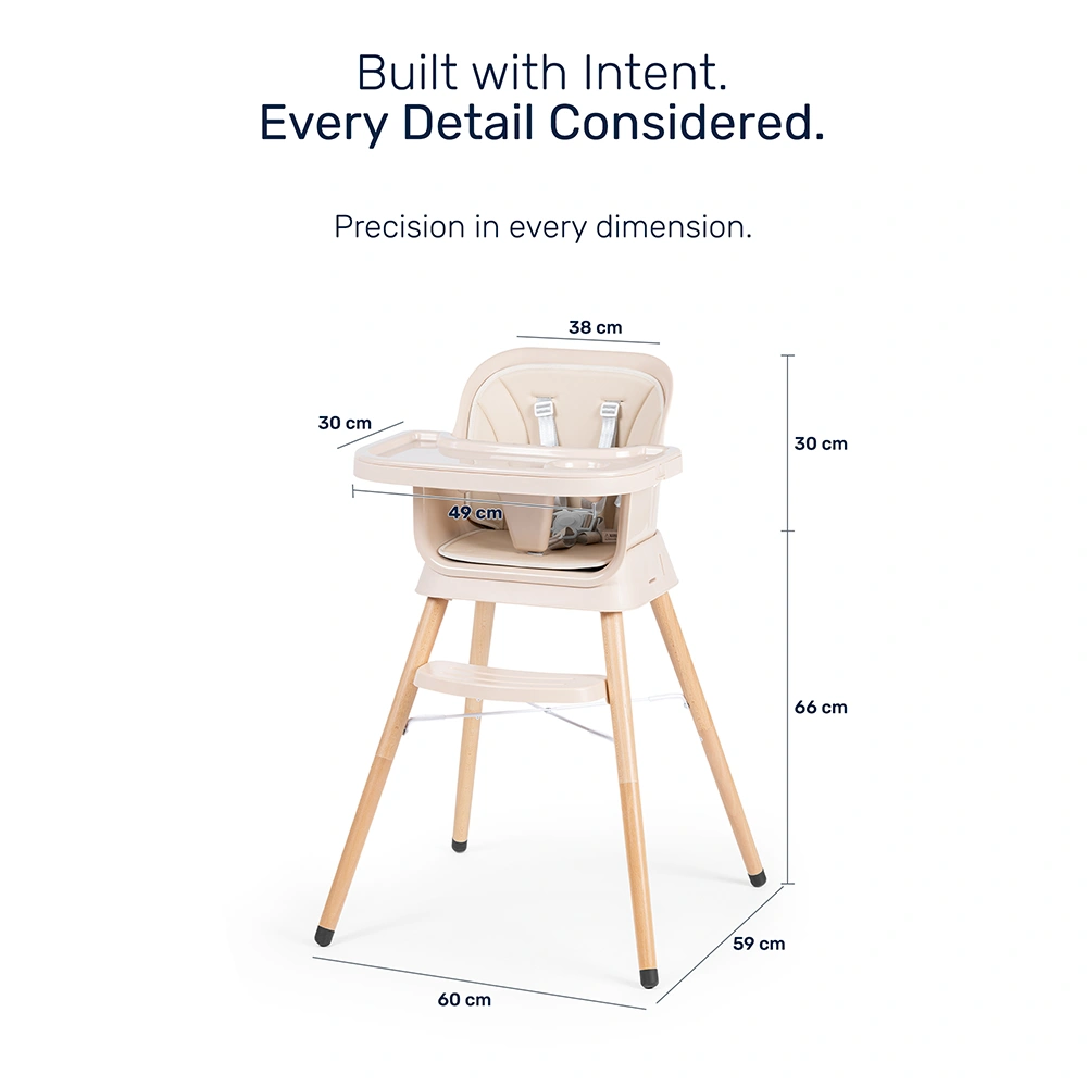Growgether Orbit High Chair | 4-in-1 Convertible High Chair | Grows with Your Child from 6 to 36 Months