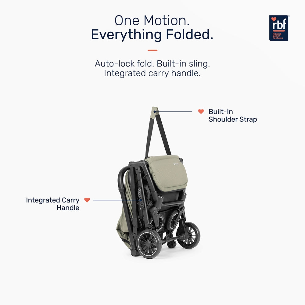 all in one baby stroller Growgether Velox Baby Stroller for Structured City Stability